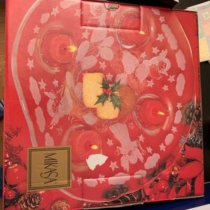 Mikasa crystal platter